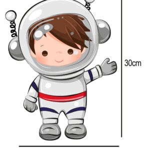 Placa em MDF Astronauta