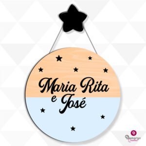 Porta Maternidade Estrelas