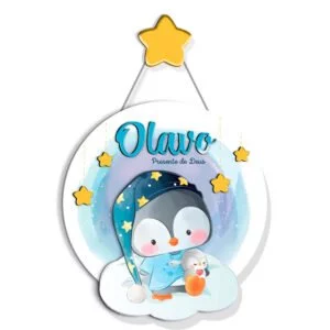 Porta Maternidade Pinguim