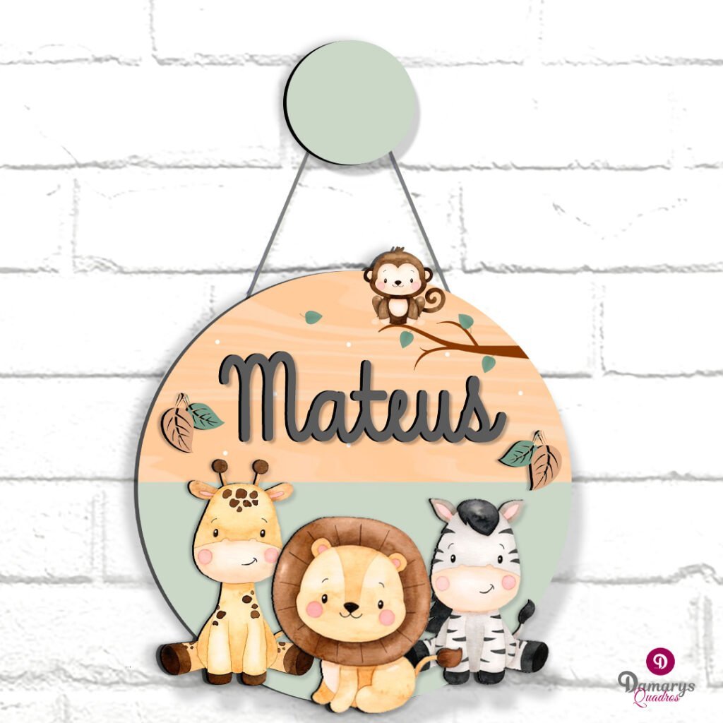 Porta Maternidade Safari