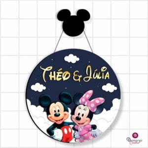 Porta Maternidade Mickey e Minnie