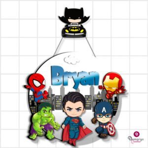 Porta Maternidade Super-heróis Super-homem