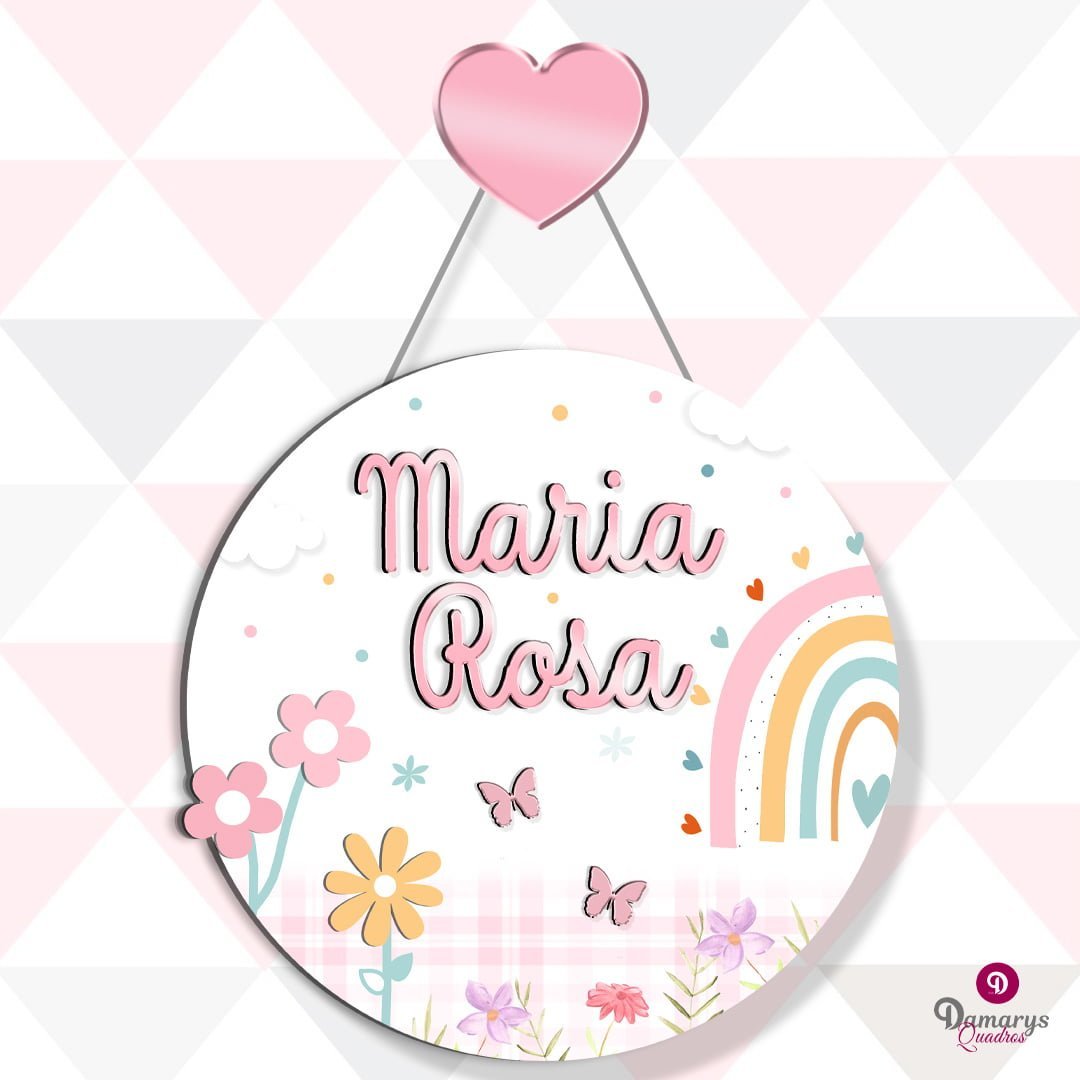 Porta Maternidade Jardim das Flores