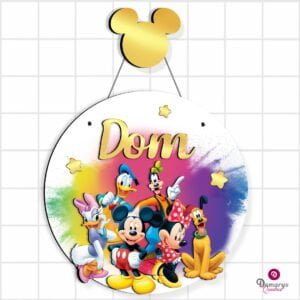 Porta Maternidade Turma do Mickey