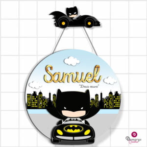 Porta Maternidade Batman
