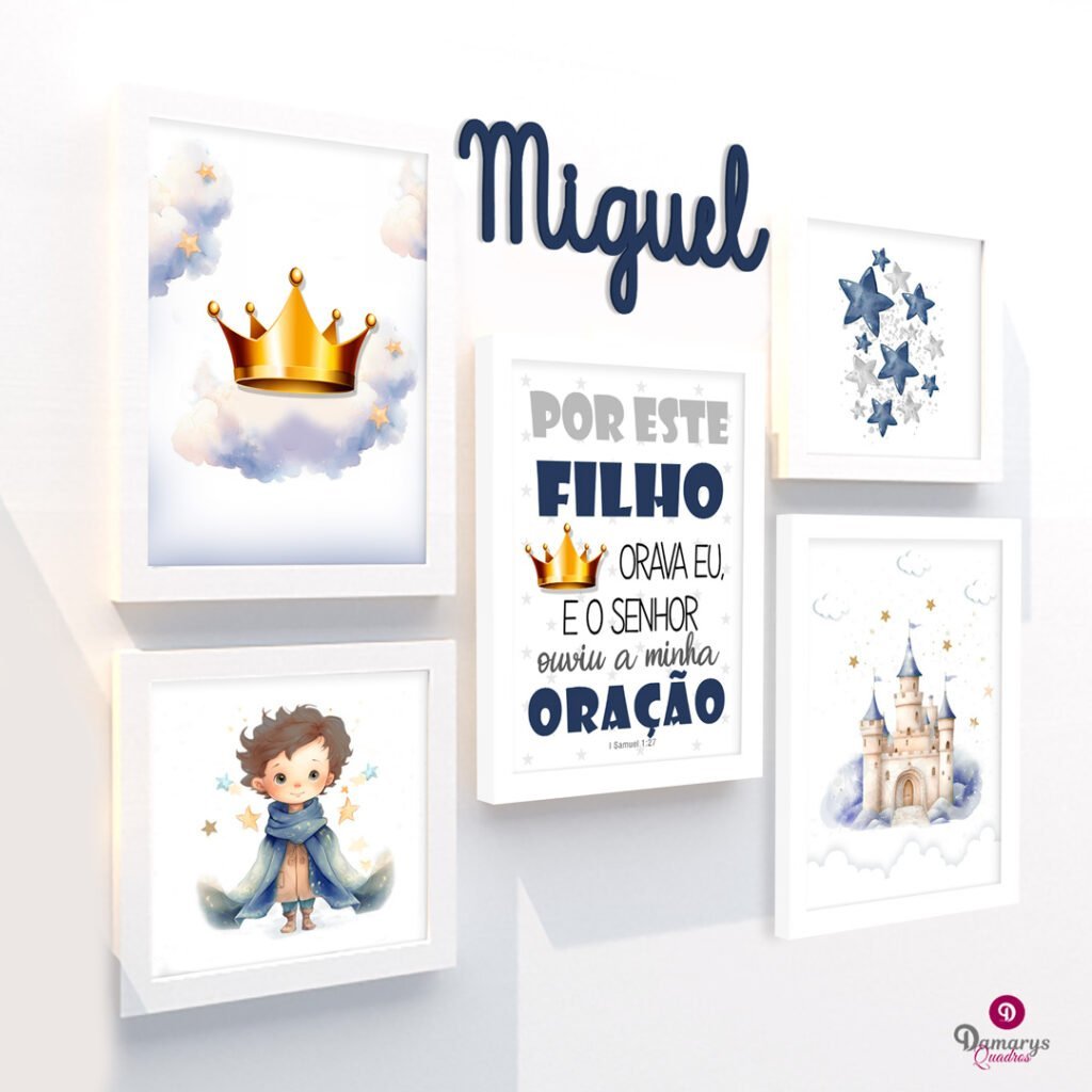 Quadro Infantil Kit Pequeno Príncipe 3