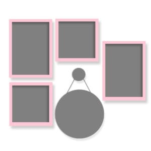 Quadro Infantil Monte Seu Kit 4