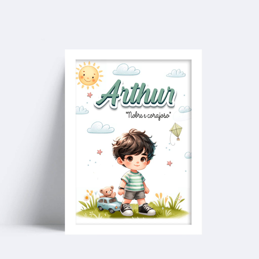 Quadro Com Nome Arthur