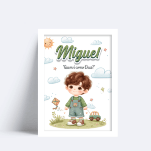 Quadro Com Nome Miguel