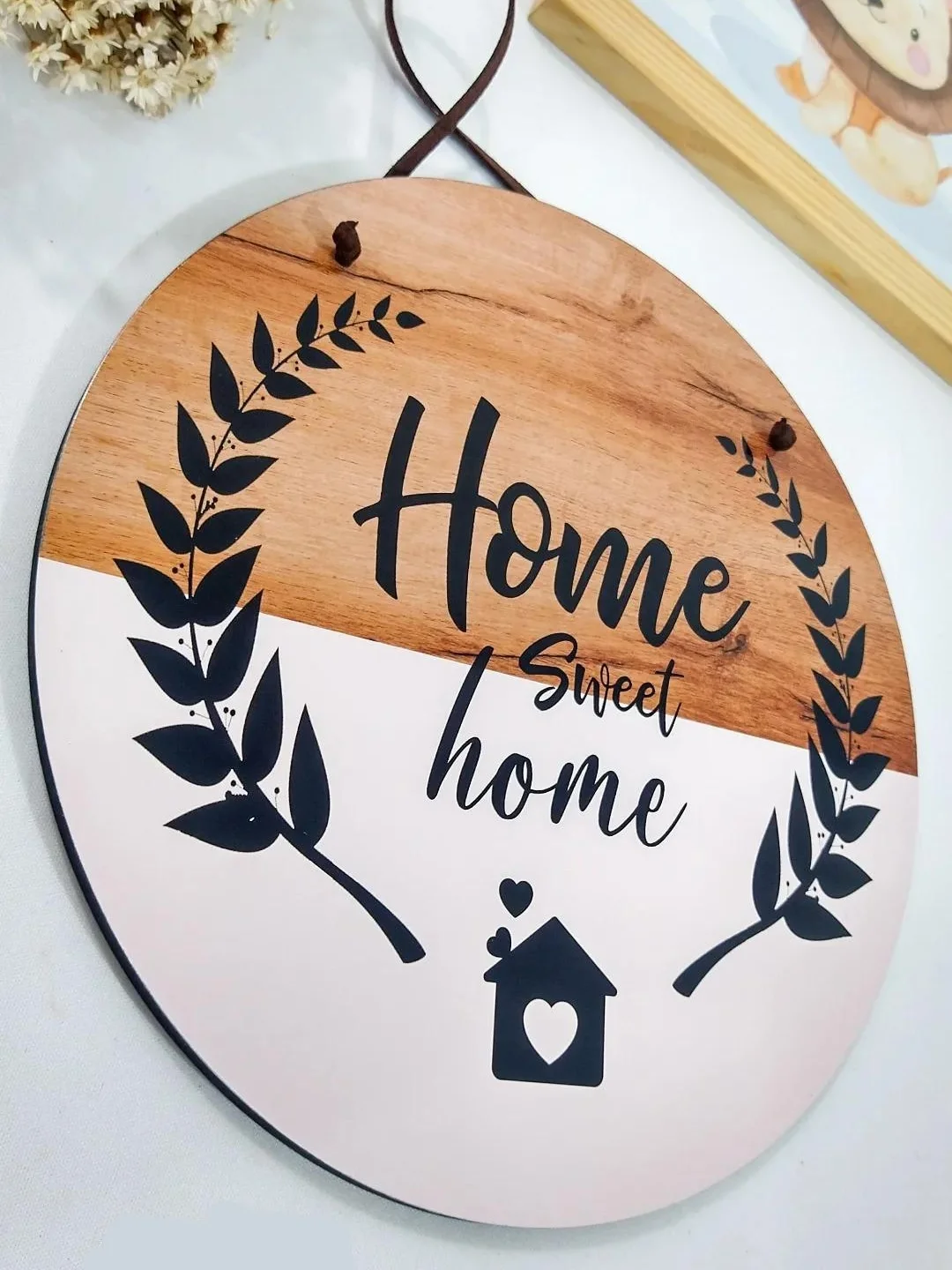 Enfeite de Porta Home Sweet Home