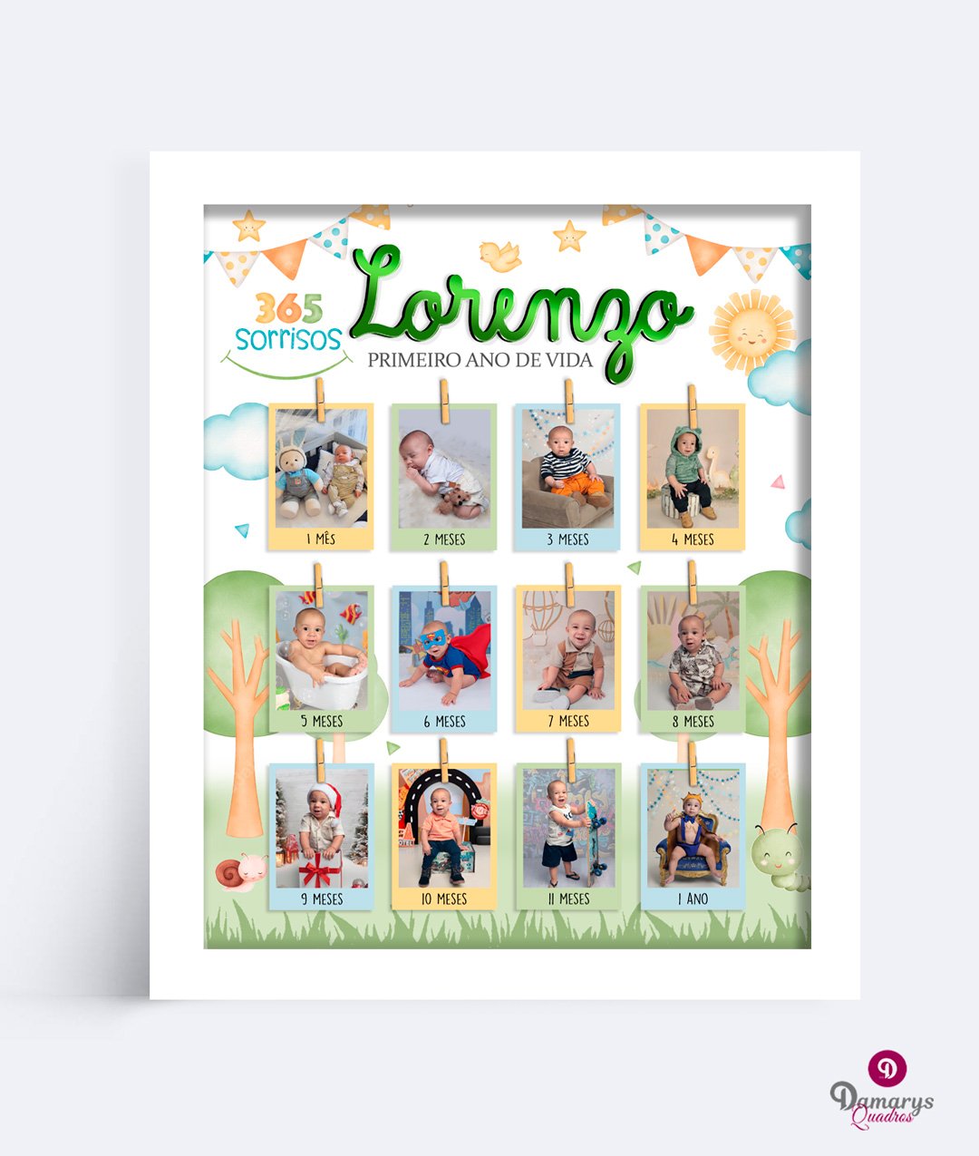 Quadro Recordação Primeiro Ano