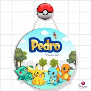 Porta maternidade Pokémon personalizado