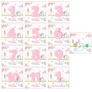 Quadro Mesversário Jardim Encantado