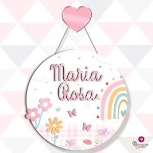 Porta Maternidade Jardim das Flores