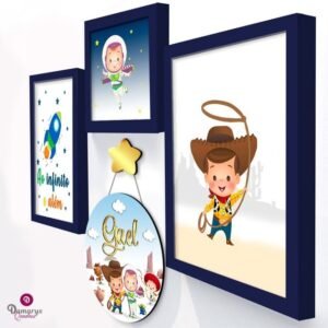 Kit de quadros infantil Toy Story personalizado