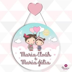 Porta Maternidade Amor de Irmãs