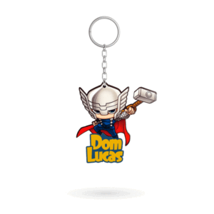 Chaveiro Super-heróis Thor personalizado pacote com 20 unidades