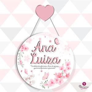 Porta Maternidade Jardim das Flores