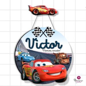 Porta Maternidade McQueen personalizado