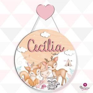 Porta Maternidade Animais do Bosque