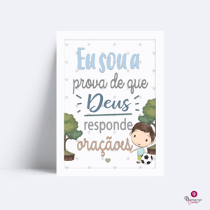 Quadro Eu Sou a Prova de Que Deus