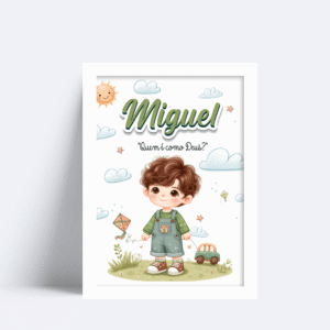 Quadro Com Nome Miguel