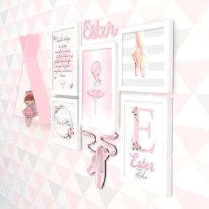 Quadro Infantil Kit Bailarina 3