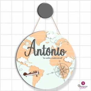 Porta Maternidade Volta ao Mundo