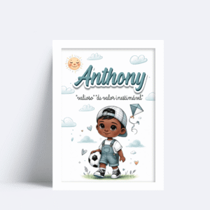 Quadro Com Nome Anthony