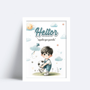 Quadro Com Nome Heitor
