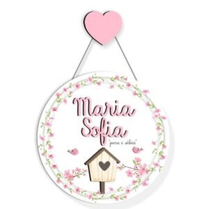 Porta Maternidade Casinha de Passarinho