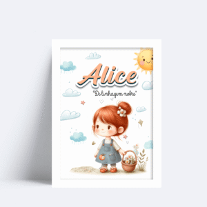 Quadro Com Nome Alice