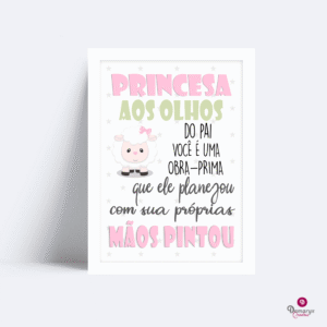 Quadro Ovelhinha Aos Olhos do Pai