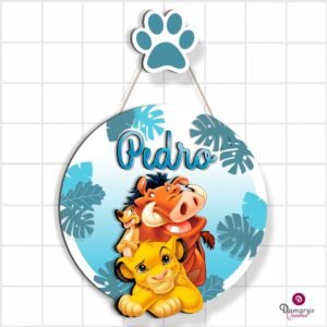 Porta Maternidade Simba Rei Leão