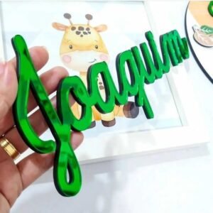 Nome Recortado em Acrílico ou MDF